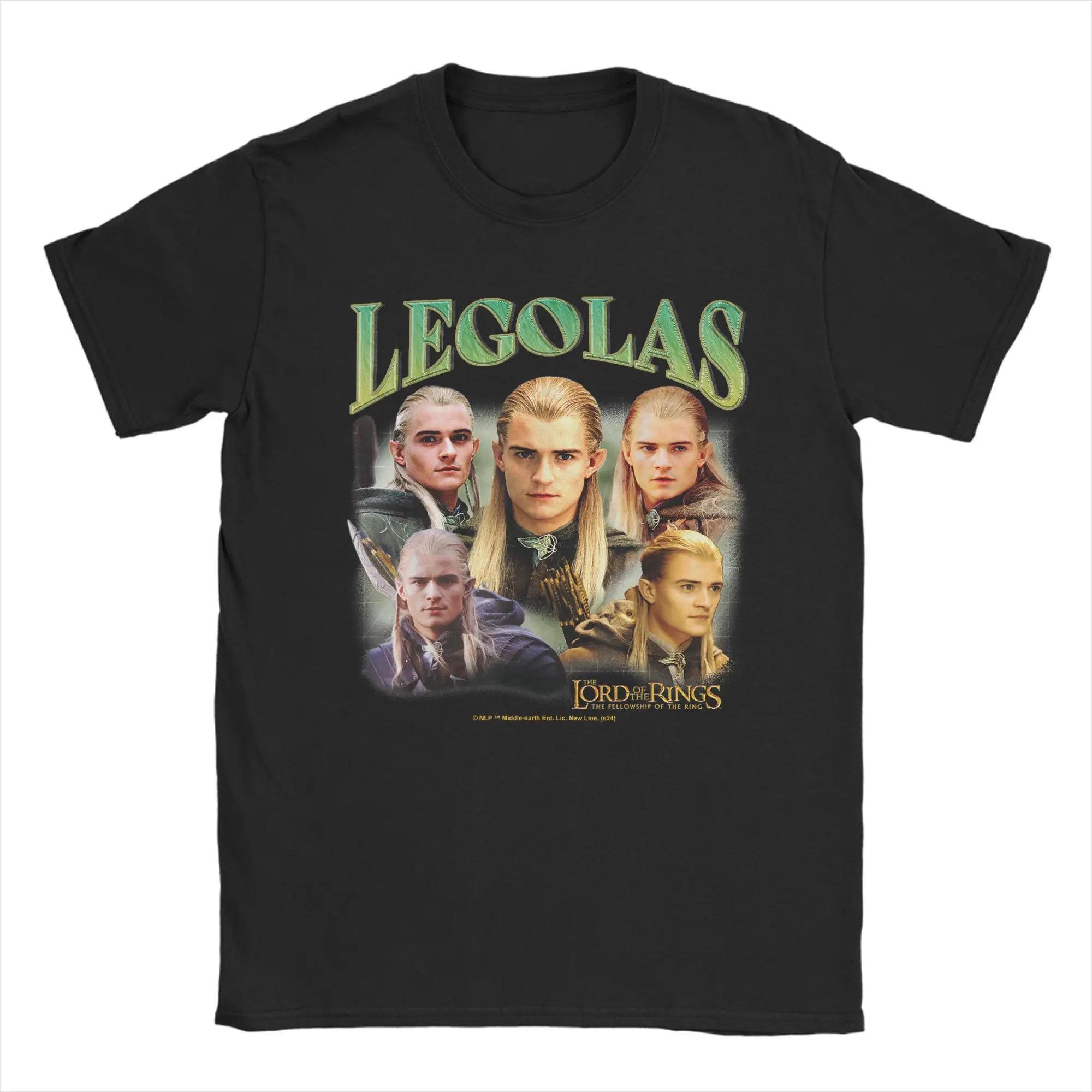 

Men Lord-Of-Rings T-Shirts Fellowship Of The Ring Legolas Cotton Tops Summer Funny Short-Sleeved T Shirt Print Tshirt Plus Size
