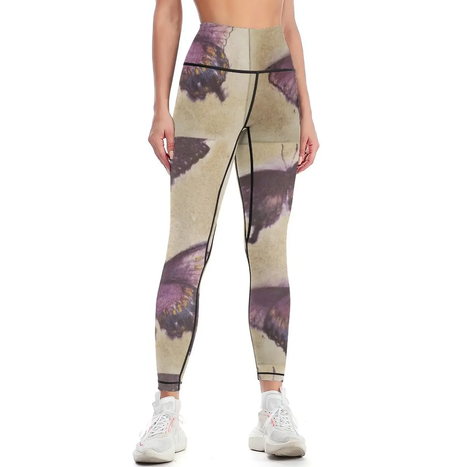 

Michaela'sWishing Butterflies Leggings gym clothing Women's sports Womens Leggings