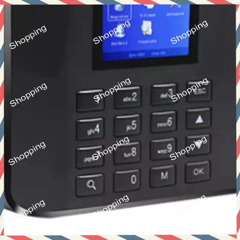 M20K ไฟฟ้าตรวจสอบเครื่องบันทึก USB Biometric ลายนิ้วมือนาฬิกาสําหรับพนักงาน Exit Data (US)