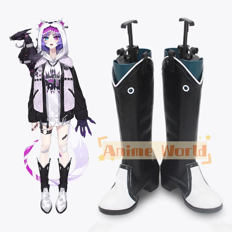 

Virtual YouTuber NIJISANJI OBSYDIA Selen Tatsuki Third Outfit Shoes Cosplay Boots Halloween Carnival Boots Custom Made