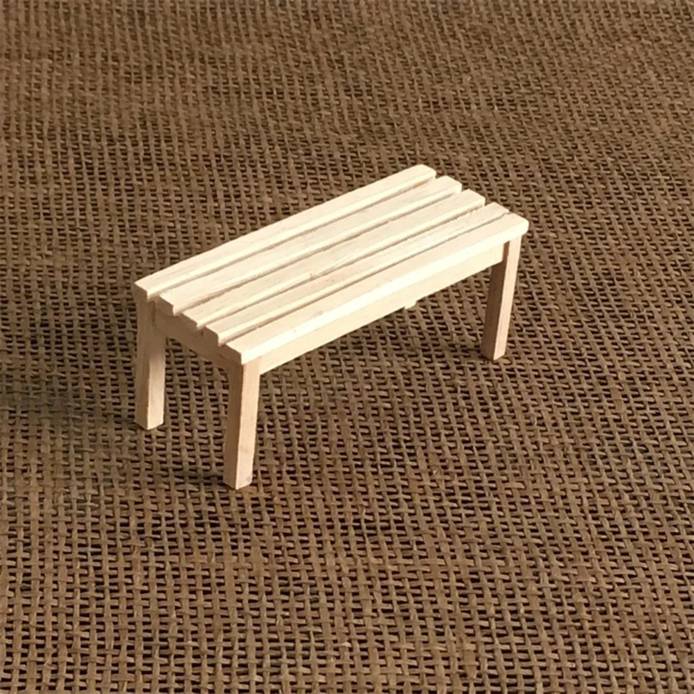 

4 Pcs House Accessories Kid Pretend Play Toy 1/12 Mini Adornment Furniture Chair