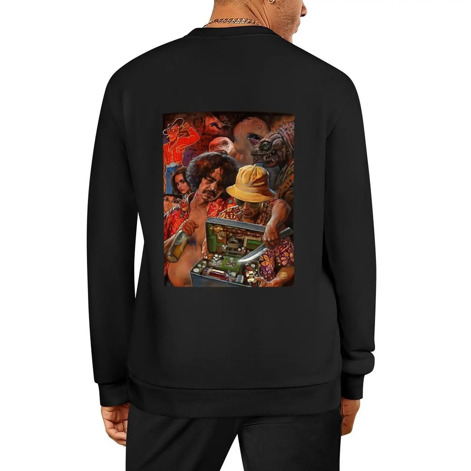 

Vintage Style Arts Fear And Loathing In Las Vegas Like To Try Again Pullover tracksuit men men's autumn clothes hoody