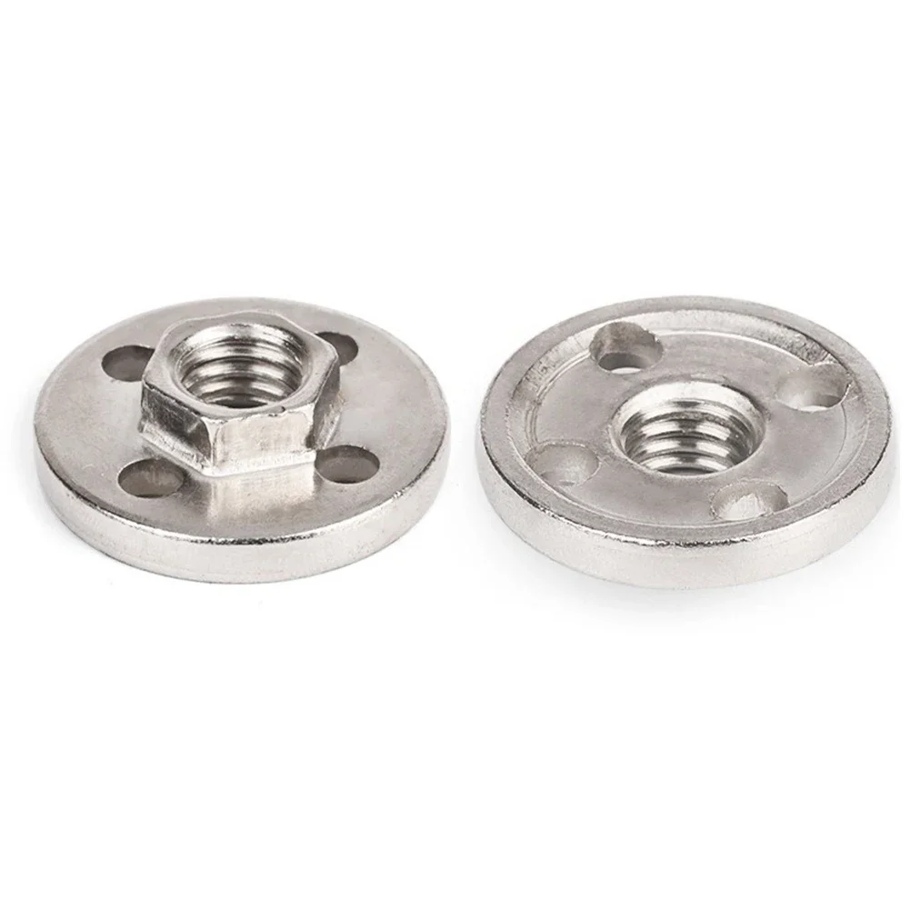 Écrou hexagonal de verrouillage à dégagement rapide, plaque de pression intérieure et extérieure, meuleuse d'angle, accessoires pour outils électriques, 1PC