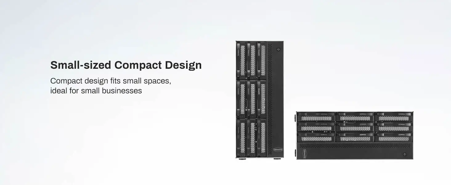 TERRAMASTER T9-500 Pro NAS Storage - 9Bay Core i7 1255U 10 Cores 12 Threads CPU, 16GB DDR5, Network Attached Storage (Diskless))