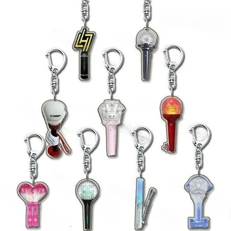Star Acrylic Keychains Support Sticks Pendants for Celebrities Gifts for Friends and Girlfriends Wang Sulong Chen Linong Mayday