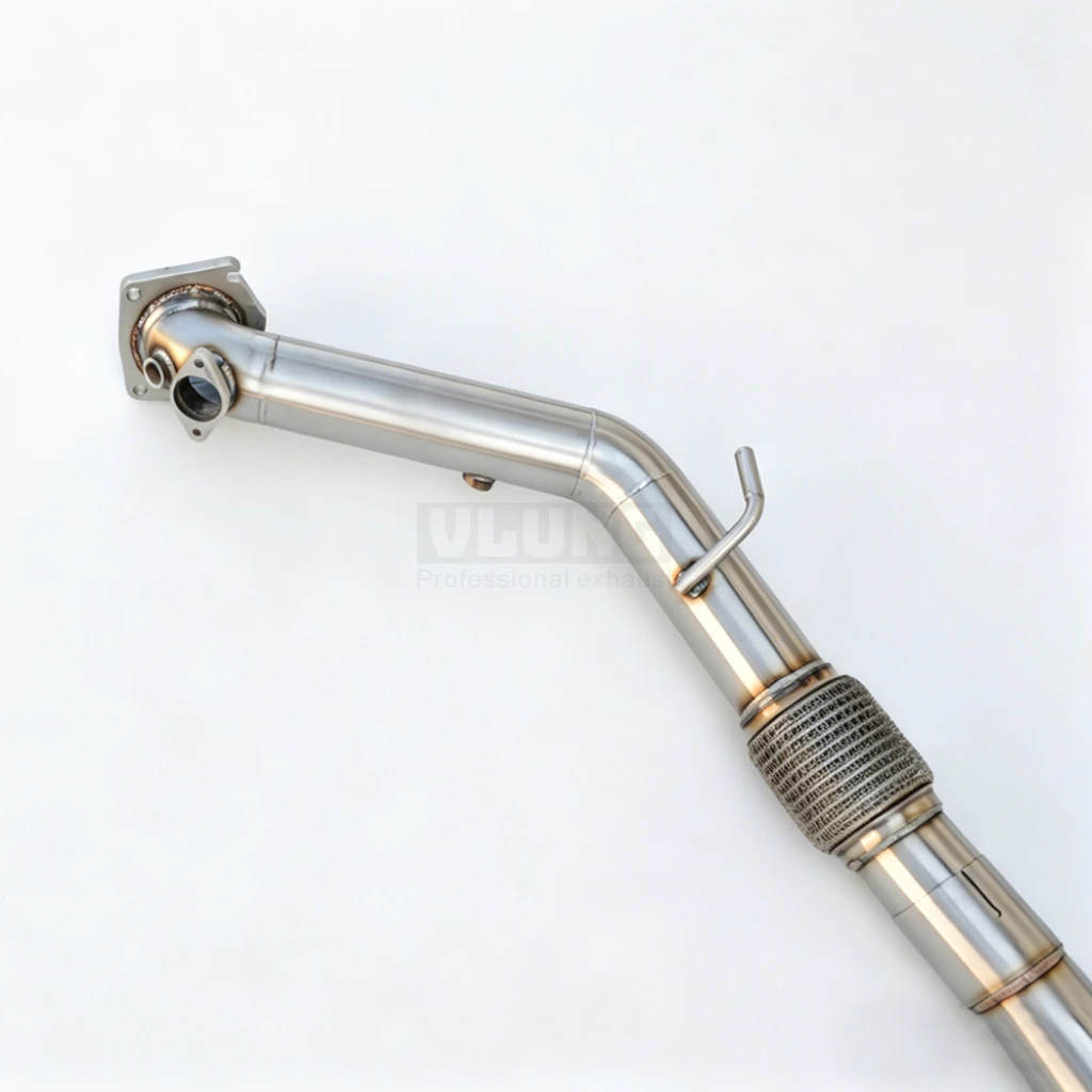 High Performance Straight Through Downpipe Exhaust without OPF for JEEP Wrangler 2.0T 2018-2020