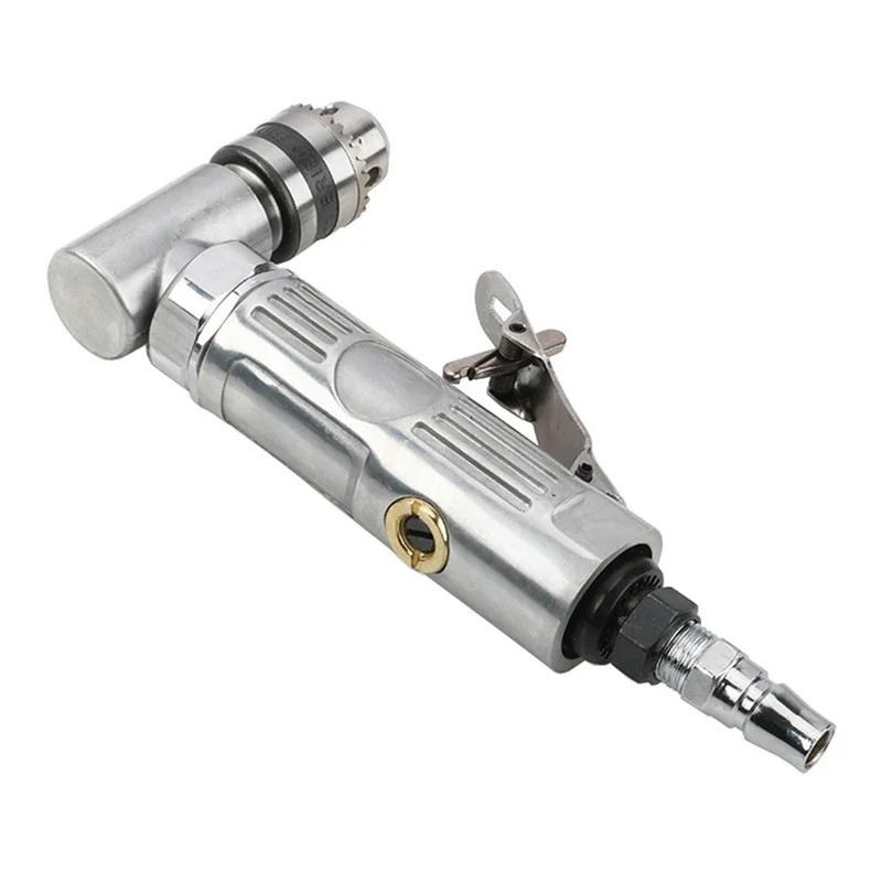 Right Angle Air Punch Drill Mini Pneumatic Drill 90 Elbow Degree Air Machine Grinding Polisher Mill Engraving Machine