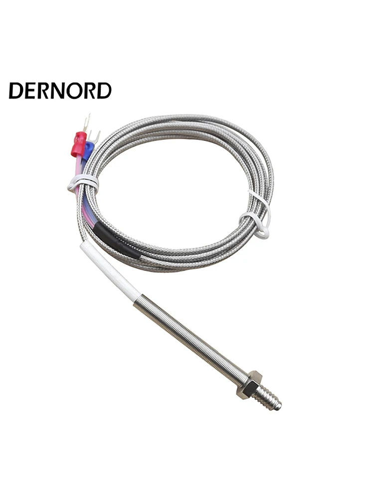 مستشعر مسبار حراري من النوع DERNORD K مع كابل تجديل من الفولاذ المقاوم للصدأ بطول 2 متر #2