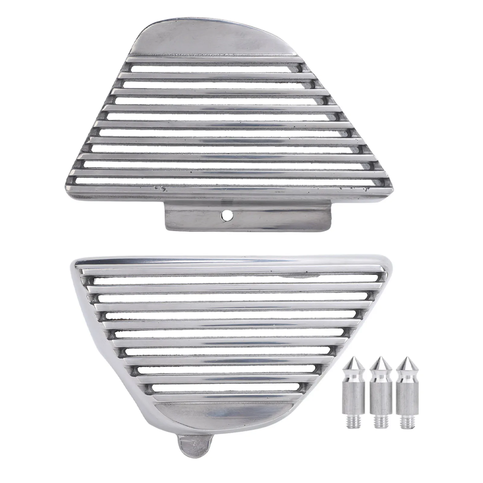 Motorcycle Side Battery Cover Side Fairing Panel Cover Polishing Decorative for Honda Monkey Bike Z50 Z50J