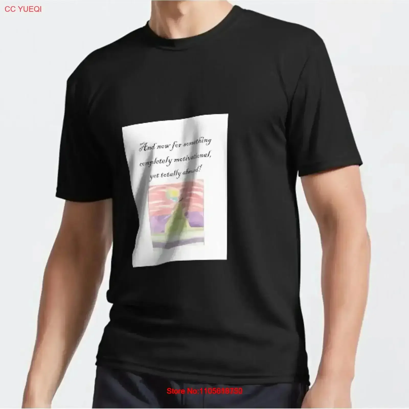 Monty Payton Inspired Artful Absurdity Funny Parody Humor Active T Shirt vintage Washed homme fashion Slightly Versatile