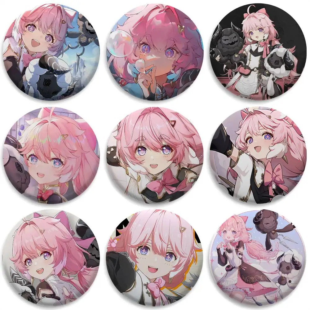 

Wuthering Waves Anke Badges Round Exquisite Badge Brooches Creative Pins For Clothes Hat Backpack Gift Accessories