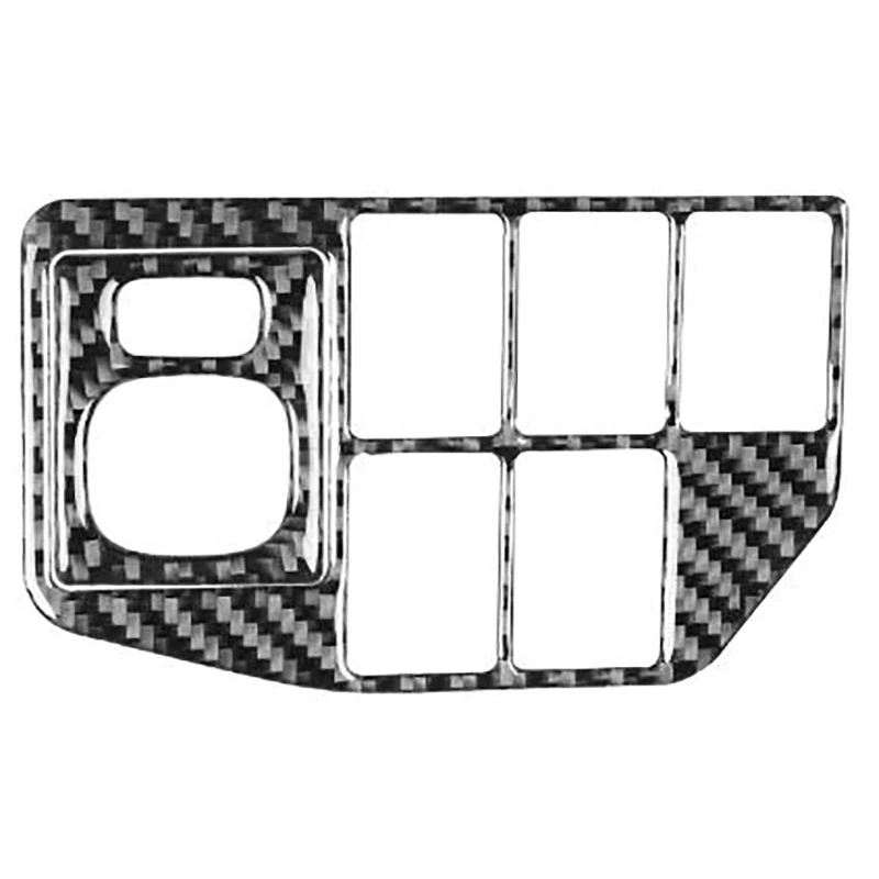 New-for Toyota Prius 2012-2015 Carbon Fiber Mirror Control Headlight Switch Adjust Cover Trim Sticker Car Accessories, LHD