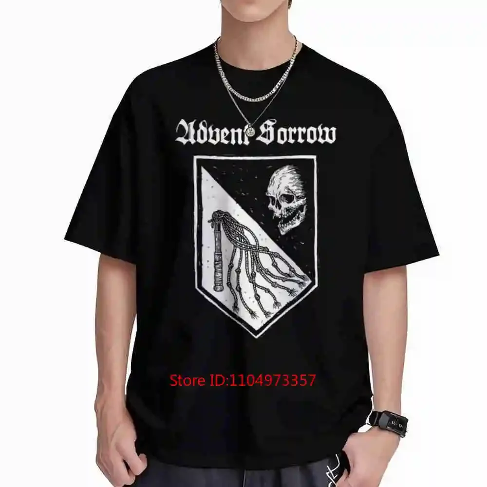 Advent Sorrow Gothic Metal Logo Murmuur Vargrav Abigor Dissection Short Sleeve Tee 100% Cotton T-Shirt