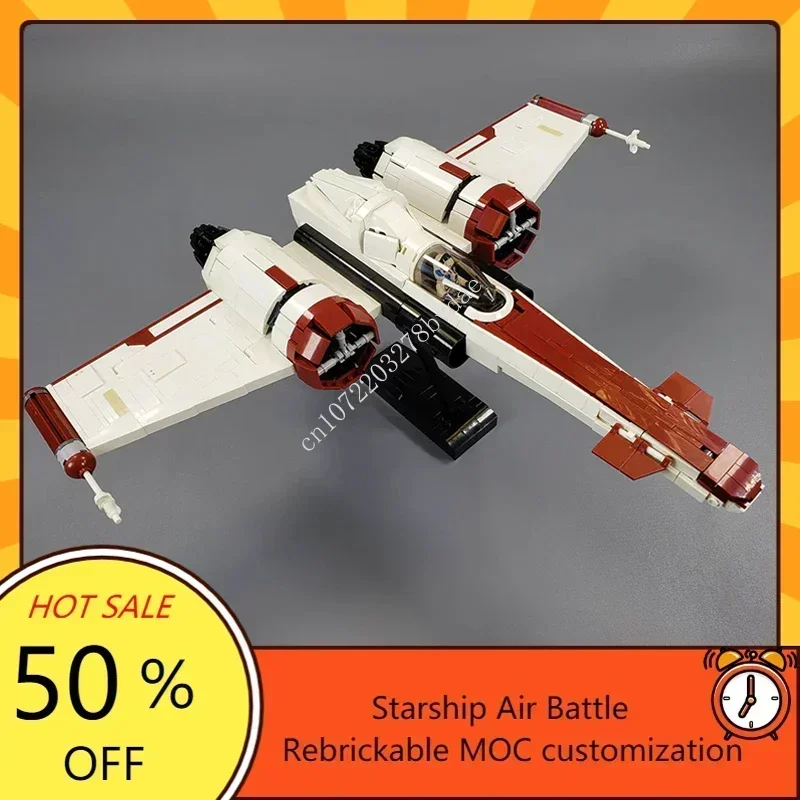 

1271PCS MOC Space Battle Z-95 Headhunter Fighter Model Technology DIY Creative nology DIY Custom Assembly Toys Kids Gifts