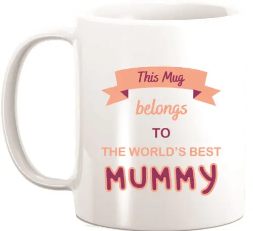 

Worlds Best Mummy Coffee Mug Family Gift Mothers Day Present 11oz Mug