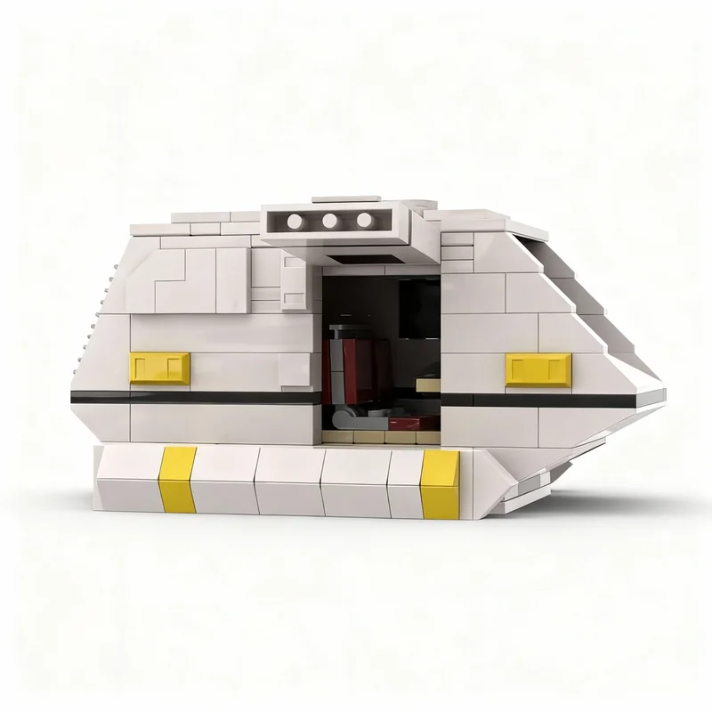 795pcs MOC Star Trek TNG Transport Shuttlepod Model Toy Building Blocks Construction Christmas Gift Kids Birthday Creative Idea view 4