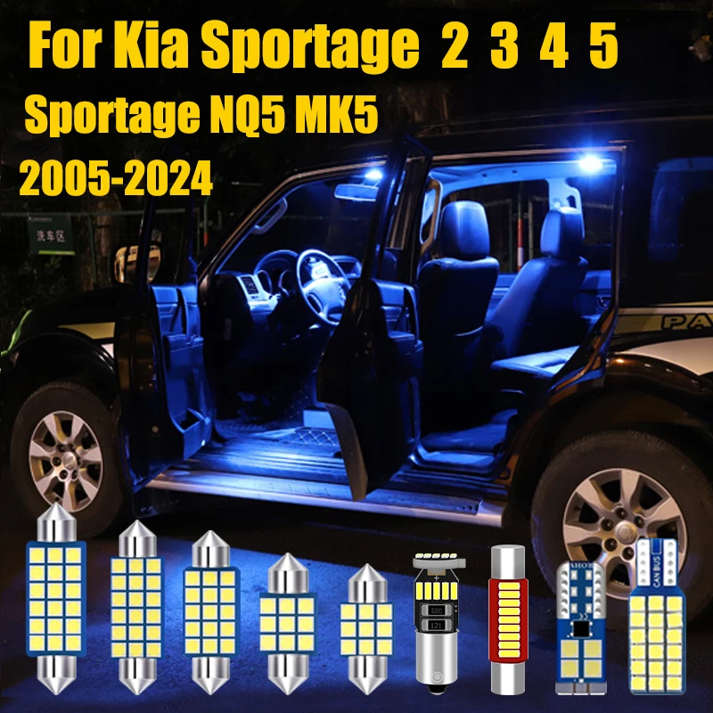 For Kia Sportage 2 3 4 5 NQ5 MK5 QL 2005 - 2013 2014 2015 2016 2017 2018 2019 2020 2021 2022 2023 2024 Car LED Light Accessories