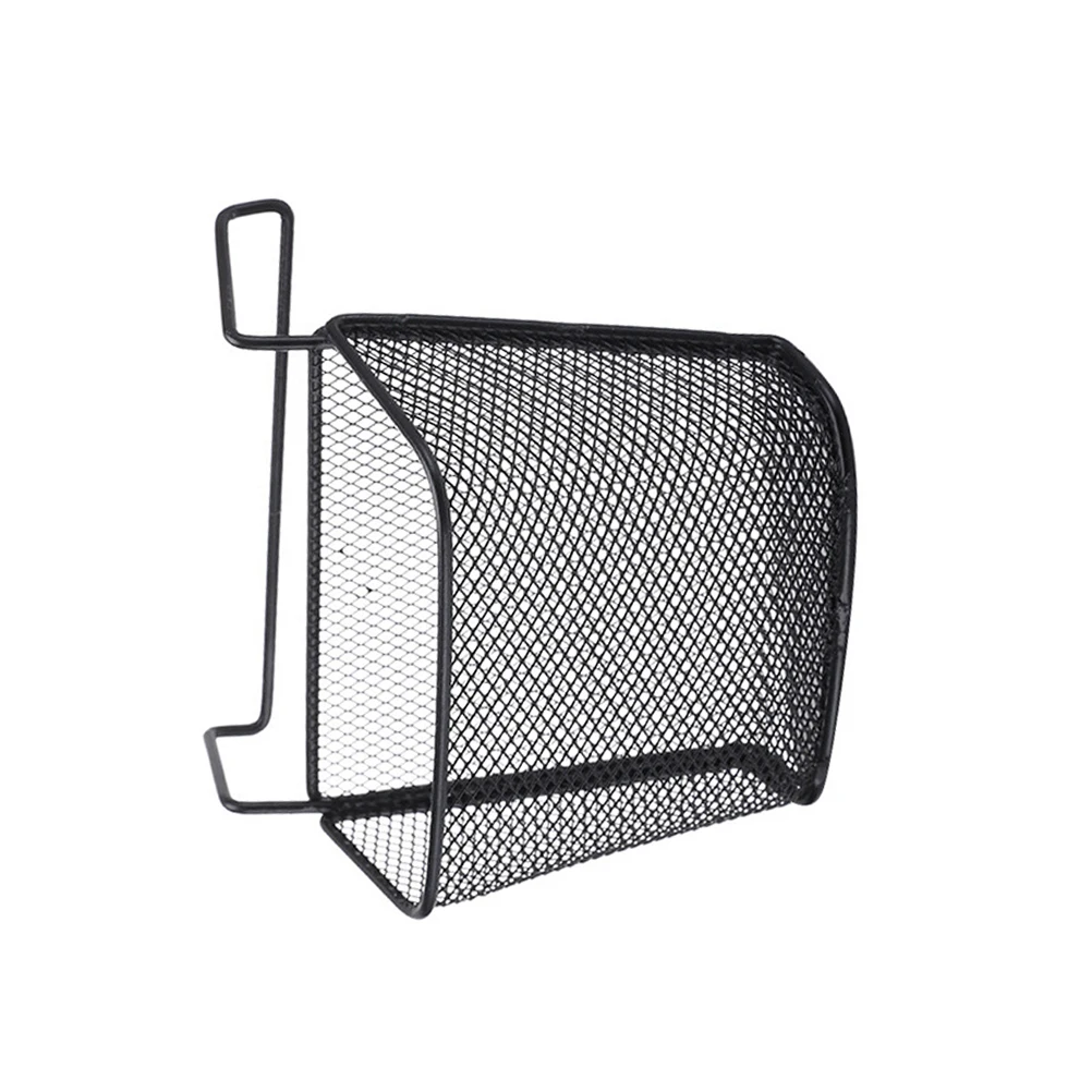 

Iron Desk Hanging Basket Office Organizer Shelf Storage Files Pens Rack Reinforced Long Use Save Space