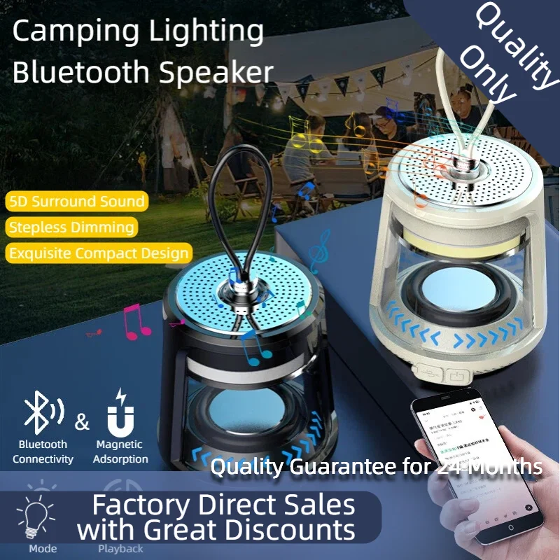 Rechargeable Waterproof Bluetooth Speaker High Power Subwoofer Portable Mini Wireless Bluetooth Audio Gift for Outdoor HomeParty