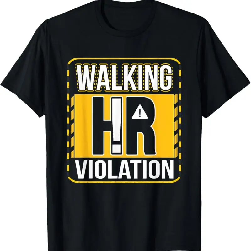 

Warning Sign Human Resources Field Walking Hr Violation T Shirt