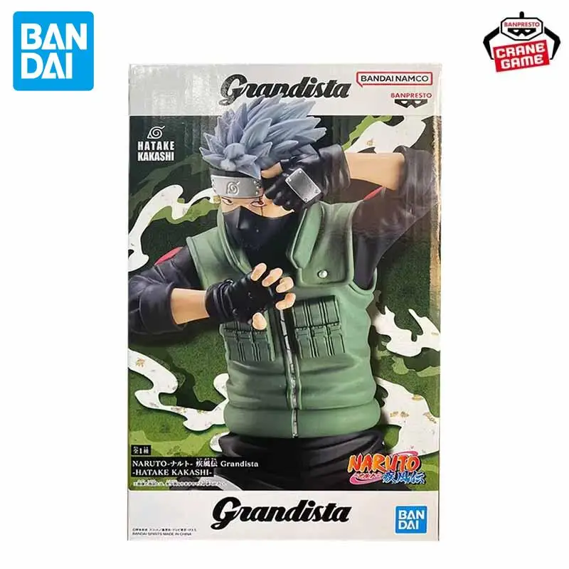 Auf Lager BANDAI Banpresto Original NARUTO Grandista-HATAKE KAKASHI Anime Charakter Sammlung Modell Ornamente PVC Urlaub Geschenk