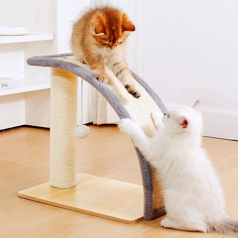 Cat Tower Sisal Cat Scratch Board Scratch-resistant Scratching Post for Cats Claw Grinding Cats Scratcher Furniture Pet Products