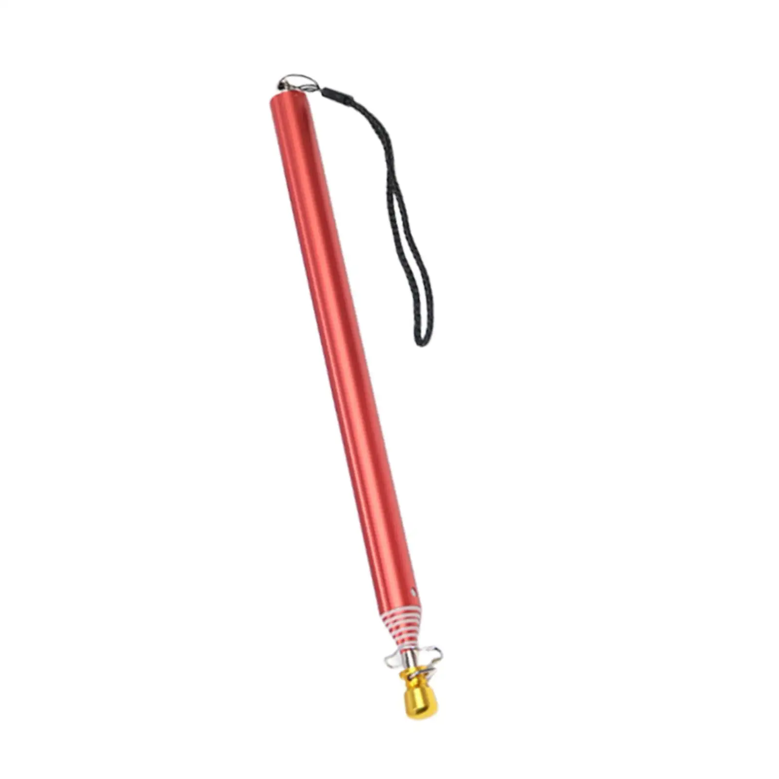 Handheld Telescopic Flagpole, Tour Guide Flagpole Aluminum Alloy Easy to Store Nonslip Hand Shank for Picnic Travel Teacher