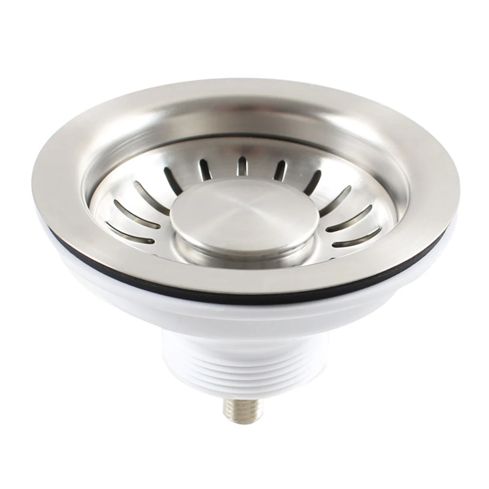 

114MM Kitchen Sink Strainer with Stainless Steel Drain Basket for Washing Basin Designed to Prevent Clogs and Improve Drainage
