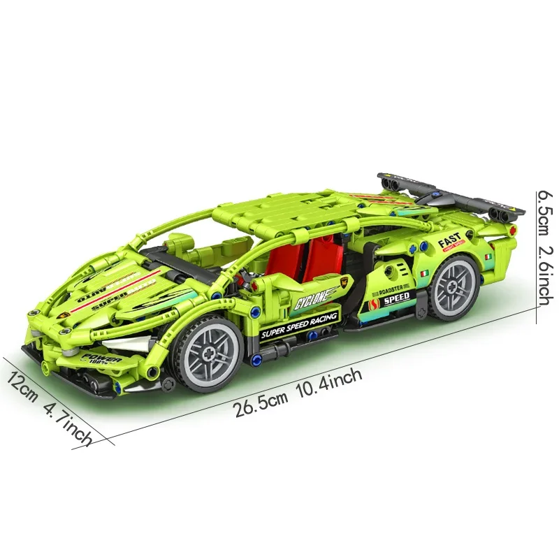 Super Racing Car Model Building Blocks: The Perfect Technical Sports Car Toy for Boys!