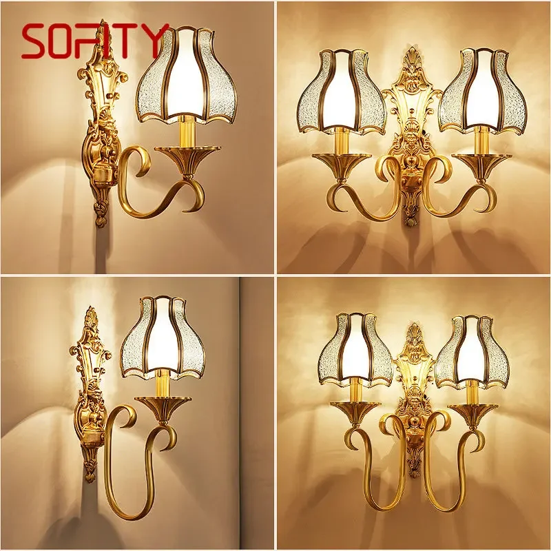 

DEBBY Contemporary LED Copper Wall Lighting Creative Design Sconce Lamp Decor for Home Living Room