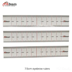 Disposable Clear Ruler Stickers For Eyebrow Permanent Makeup Design Symmetrical Accurate Microblading Sticker tattoo accessories