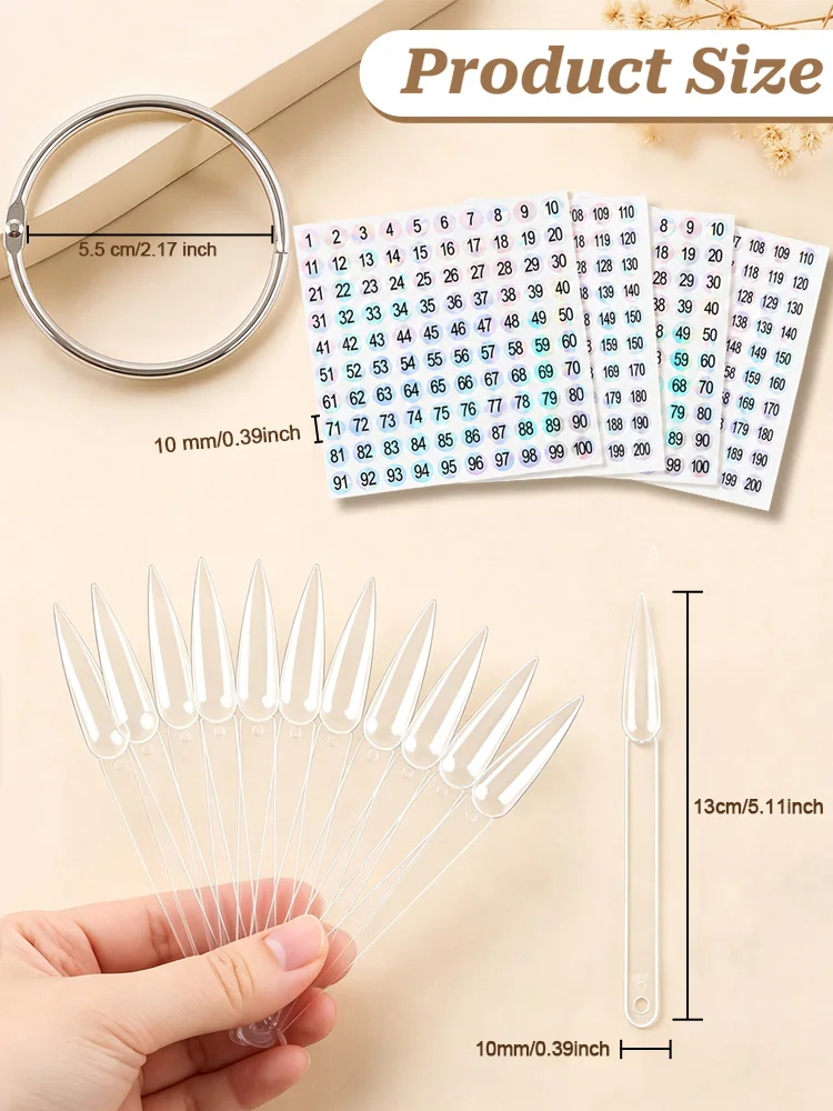 shaped nail polish color palette, foldable nail polish display color card, a sample for beginners to practice color selection in