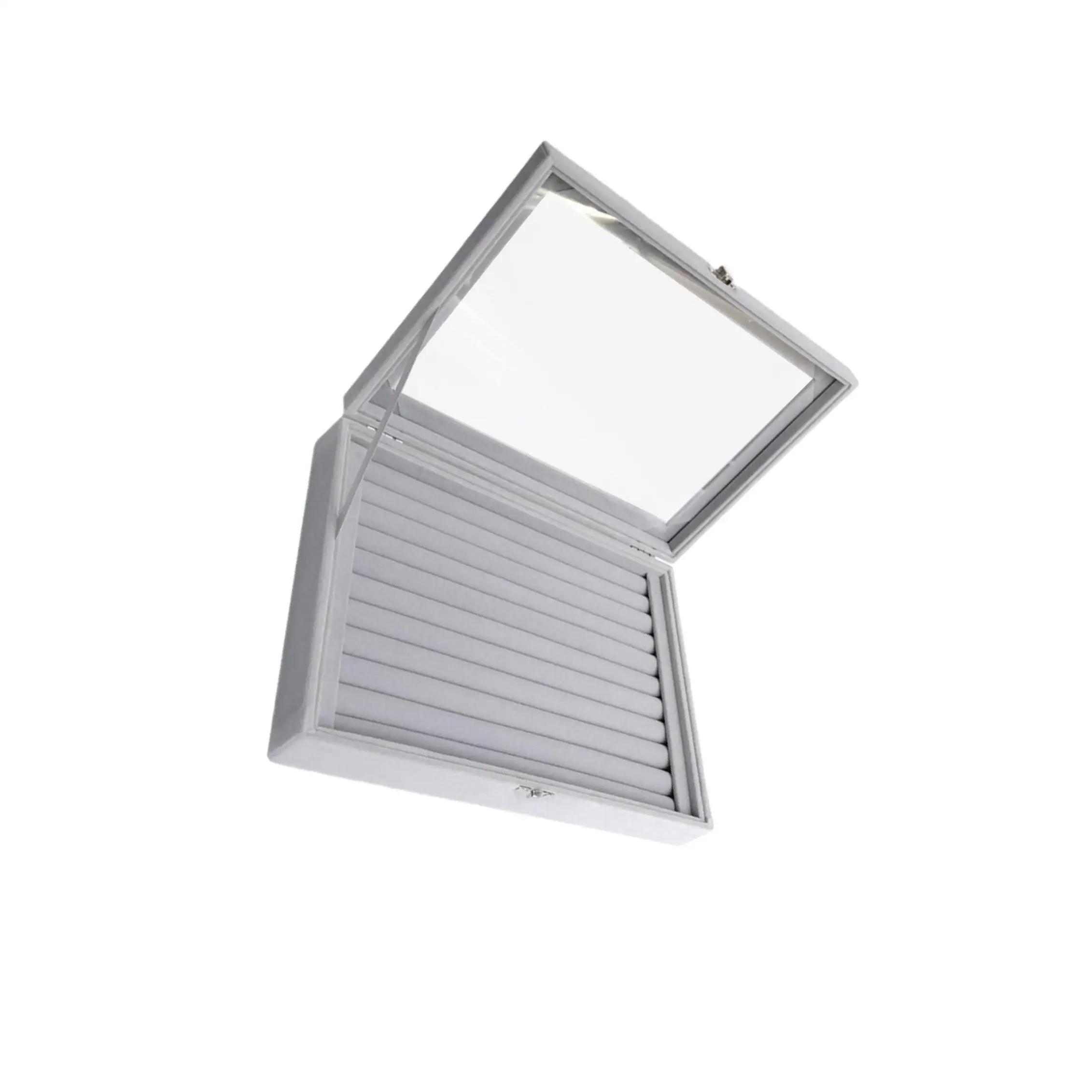 صندوق منظم للخواتم مكون من 10 فتحات لتخزين المجوهرات لأساور الأقراط #6