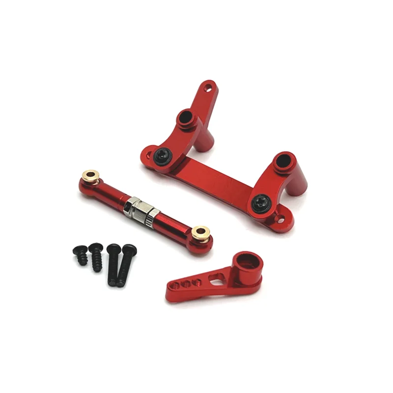 Metal Upgrade Steering Component Set RC Car Parts Fit For SCY 1/16 Full Series JJRC C8805 Remote Control Car Accessories