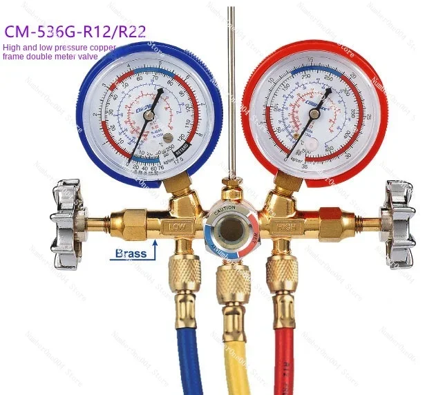 

CM-536-R12/R410 Copper Rack with Window Refrigerant with Rubber Tube Height Refrigerant Meter Fluorometer