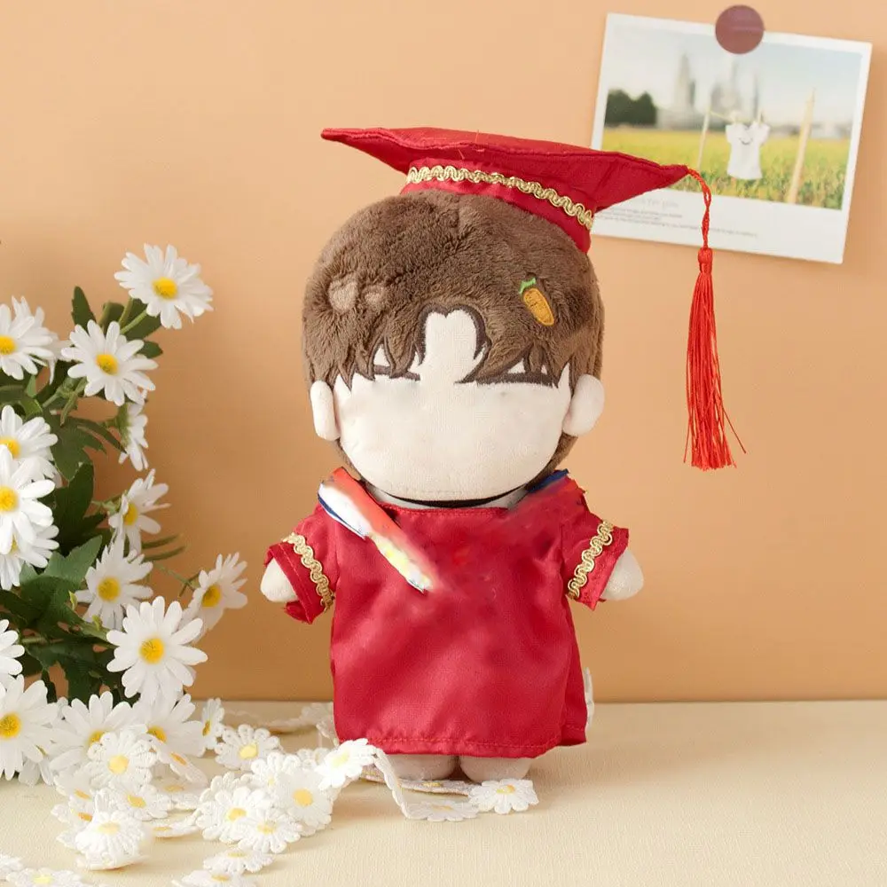 20CM Doll Clothes Set Graduation Dress Bachelor's Gown Toy Clothing Mini Sweater Doll Hoodies T-shirt Suit For EXO Idol Kids Toy