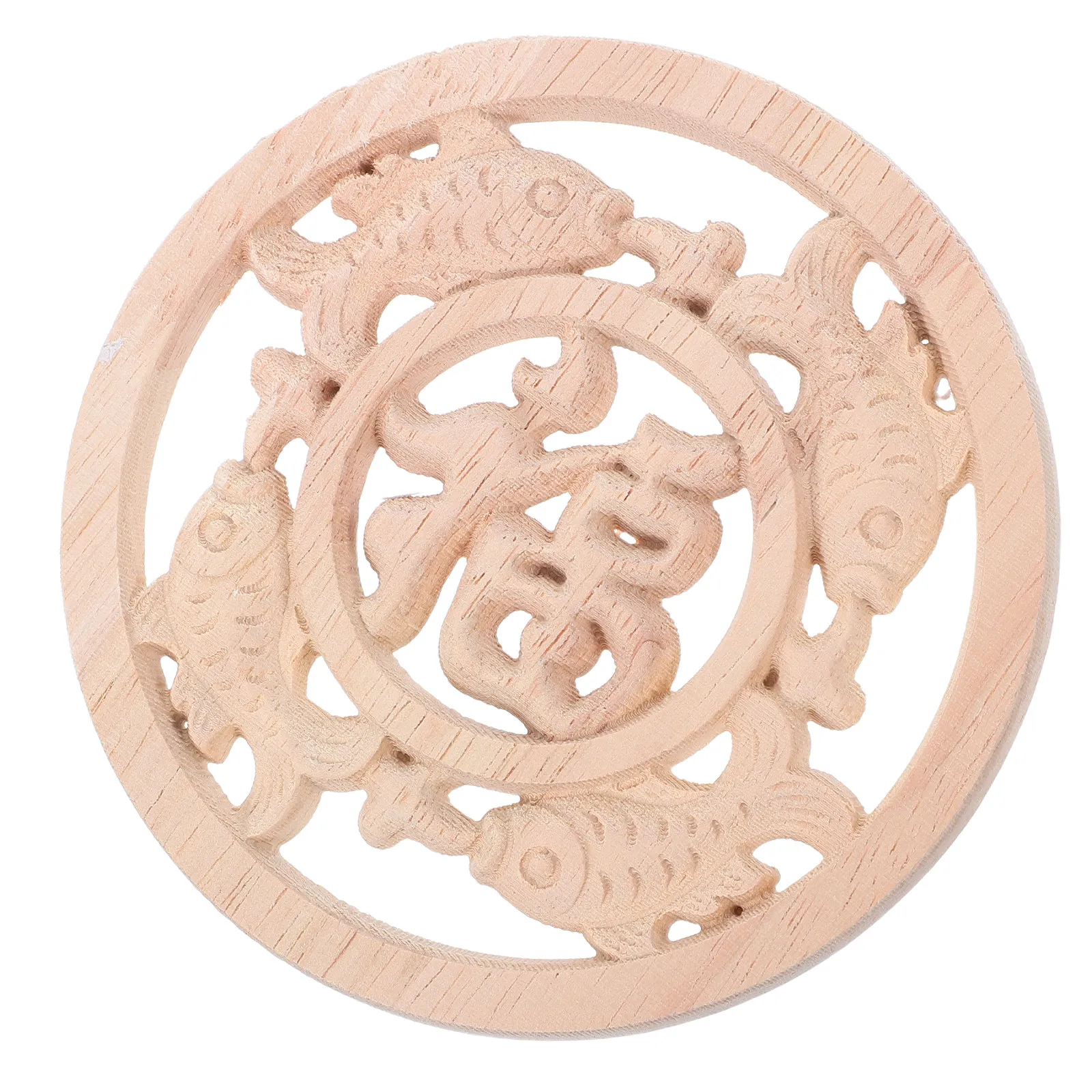 Chinese Round Plate Patch 50Mm Traditional Design Ideal for Living Room Decoration Chinese Style Wall Ornament