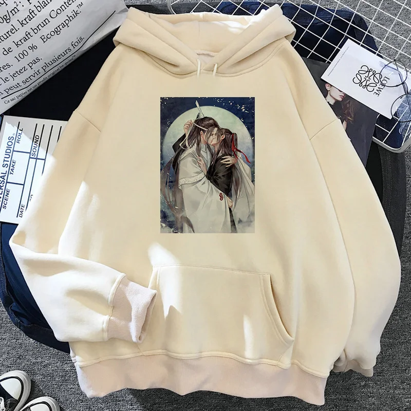 Mo Dao Zu Shi hoodies women Korean style graphic anime Winter  sweatshirts pulls women harajuku tracksuit