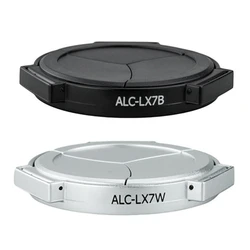 XD99 ALC LX7 Camera Auto Lens Caps for DMC-LX7/Leica D-Lux6 Self-Retaining Automatic Lens Protector Black Silver
