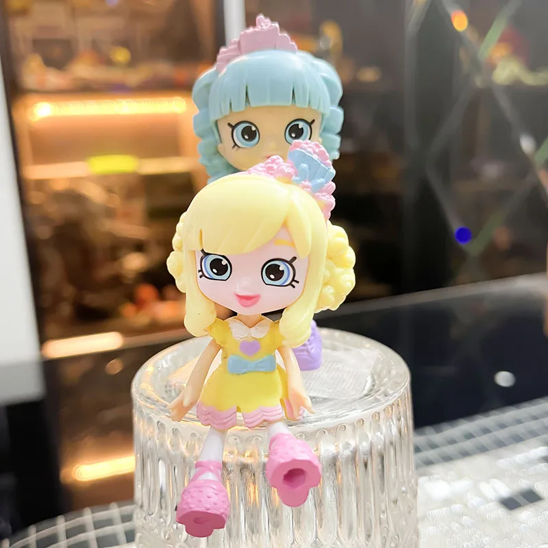 Lps Dogs Shop Girl Happy Place Blue Yellow Hair  Doll Shopping Anime Action Figures Toys Limited Collection Model  Girls Y23