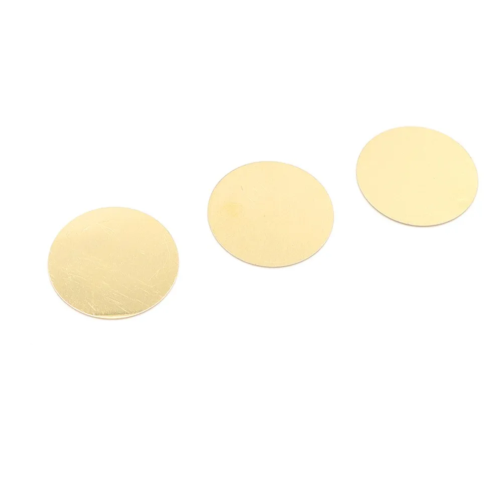 

100PCS 27MM copper plate ceramic 18MM bipolar buzzer plate piezoelectric ceramic plate instrument sounder plate