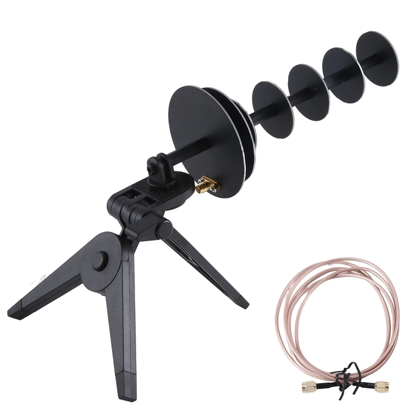 12Dbi 2,4G WIFI recepción o transmisión de señal para antena direccional Yagi ordenador tarjeta de red inalámbrica USB Mini