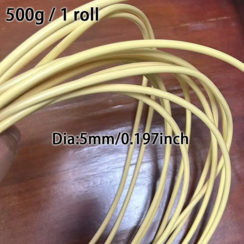 Dia5/6mm Whole Roll 500g Plastic Rattan Core DIY Handmade Furniture Products Woven Rattan Crafts Materials Fixed Vine Roll Tools
