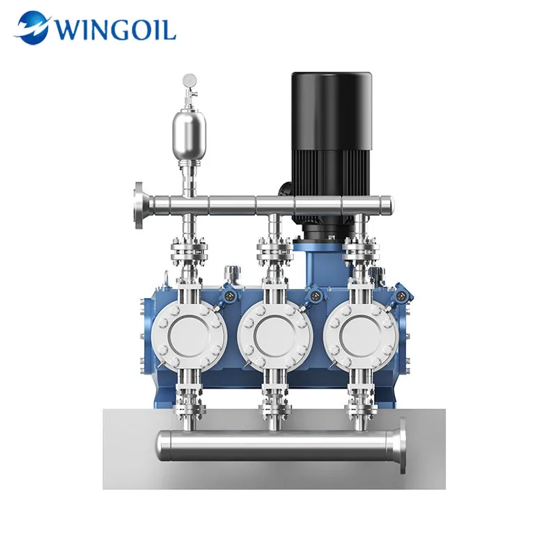 High Pressure Vertical Diaphragm Pump  For High Temperature  Chemical  Dosing Pump