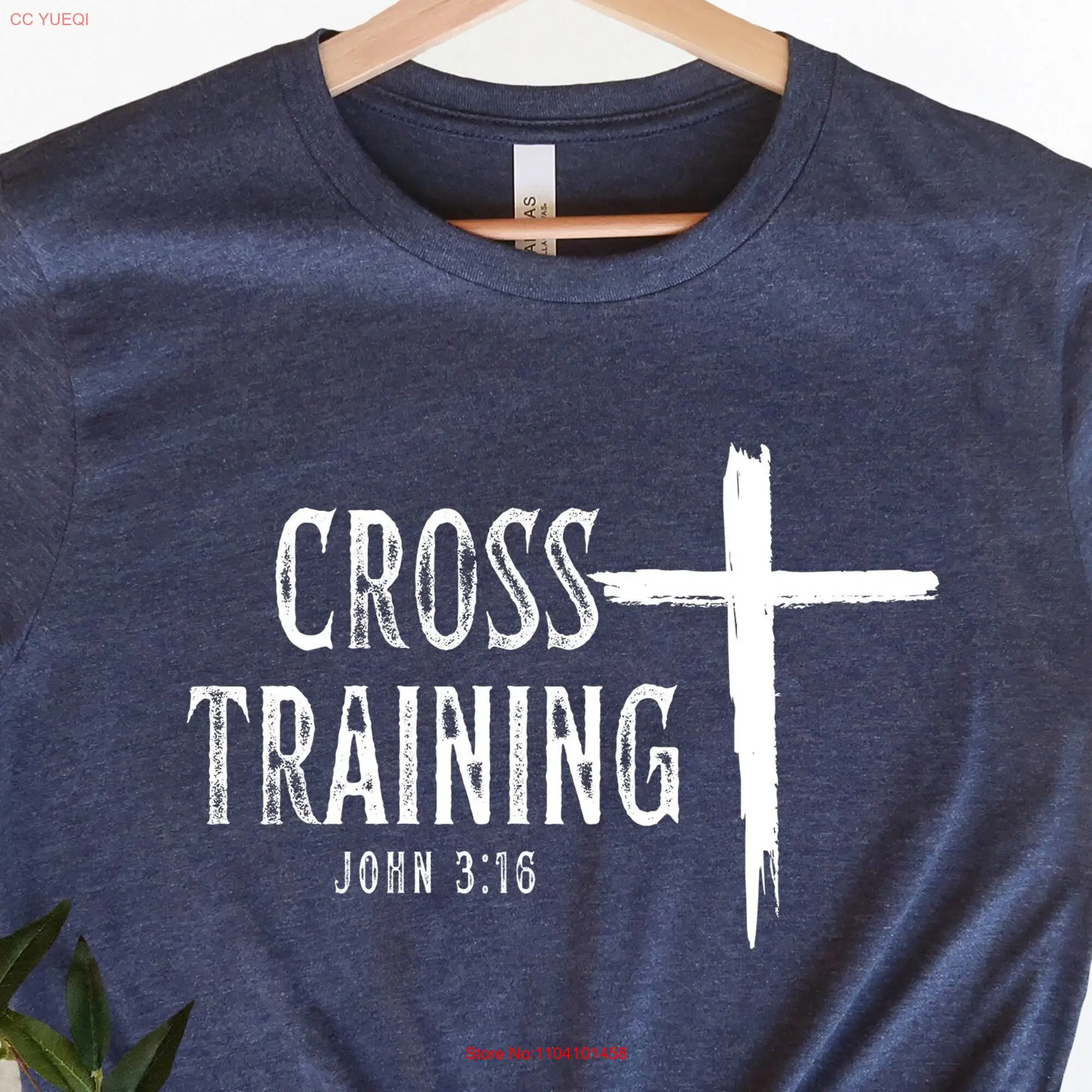 Cross Training John 3 16 T Shirt Faith Christian Religious WorkouT Mens long or short sleeves