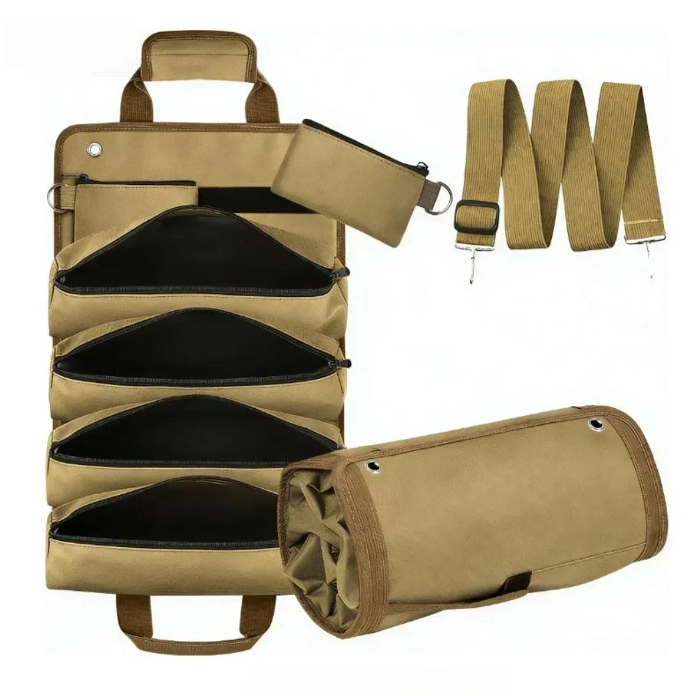 

2 шт. многофункциональные сумки для инструментов, карманные сумки для инструментов, складные органайзеры, портативные маленькие сумки-рюкзаки для электриков