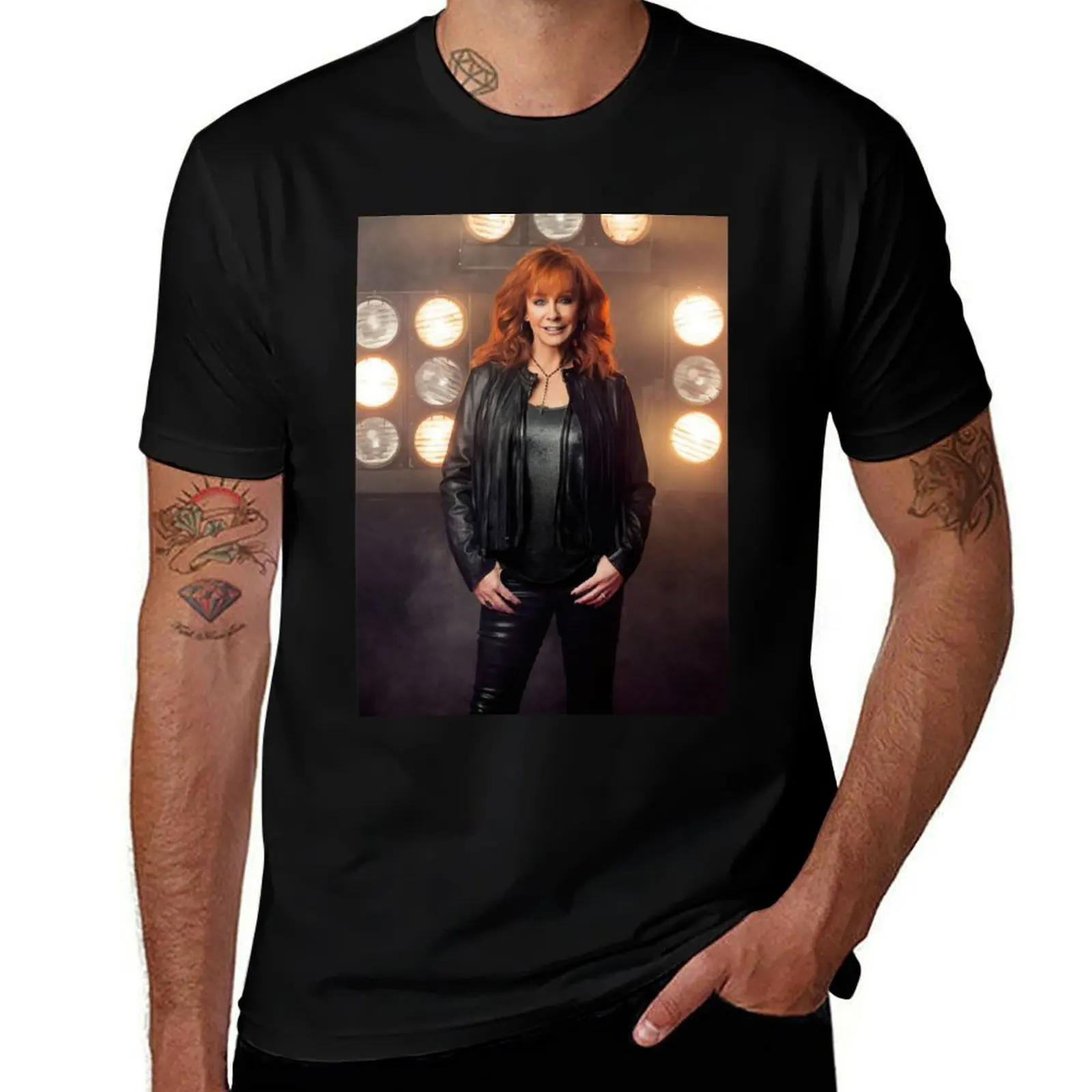 

Reba McEntire T-Shirt cotton t shirt pack printed t shirts for man T-Shirt