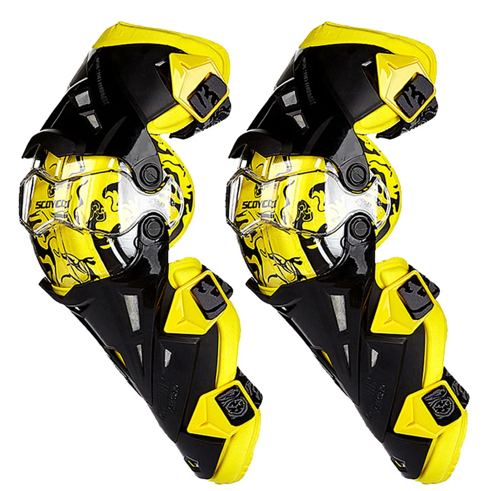 Scoyco Motorcycle Riding Protection Against fall off-road Vehicle Protection Outside Wear Resistant Riding Street Knee Pads Men