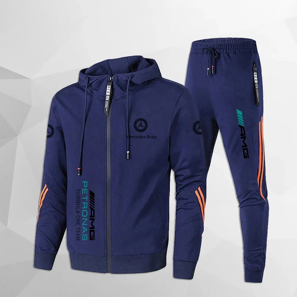 2024 Nieuwe Mercedes Benz Fietspak, Motorfiets, Fiets, Heren En Dames Sportpak, Outdoor Shopping Mode Hoodie