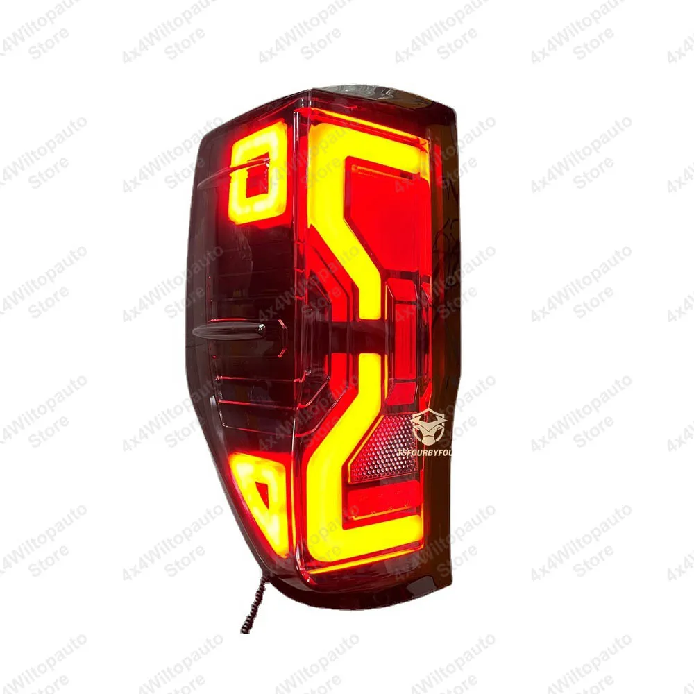 1 Pair LED Tail Lights For Ford Ranger Wildtrak Raptor T6 T7 T8 2012-2022 PX MK XLT Wildtrak XLT Turn Signal Lamps Rear Light